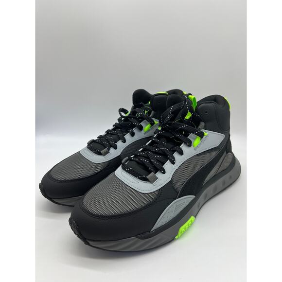 Puma Wild Rider Mid WS Black/Grey 381598-01 Men’s Sneaker Size 9.5, - Picture 11 of 13